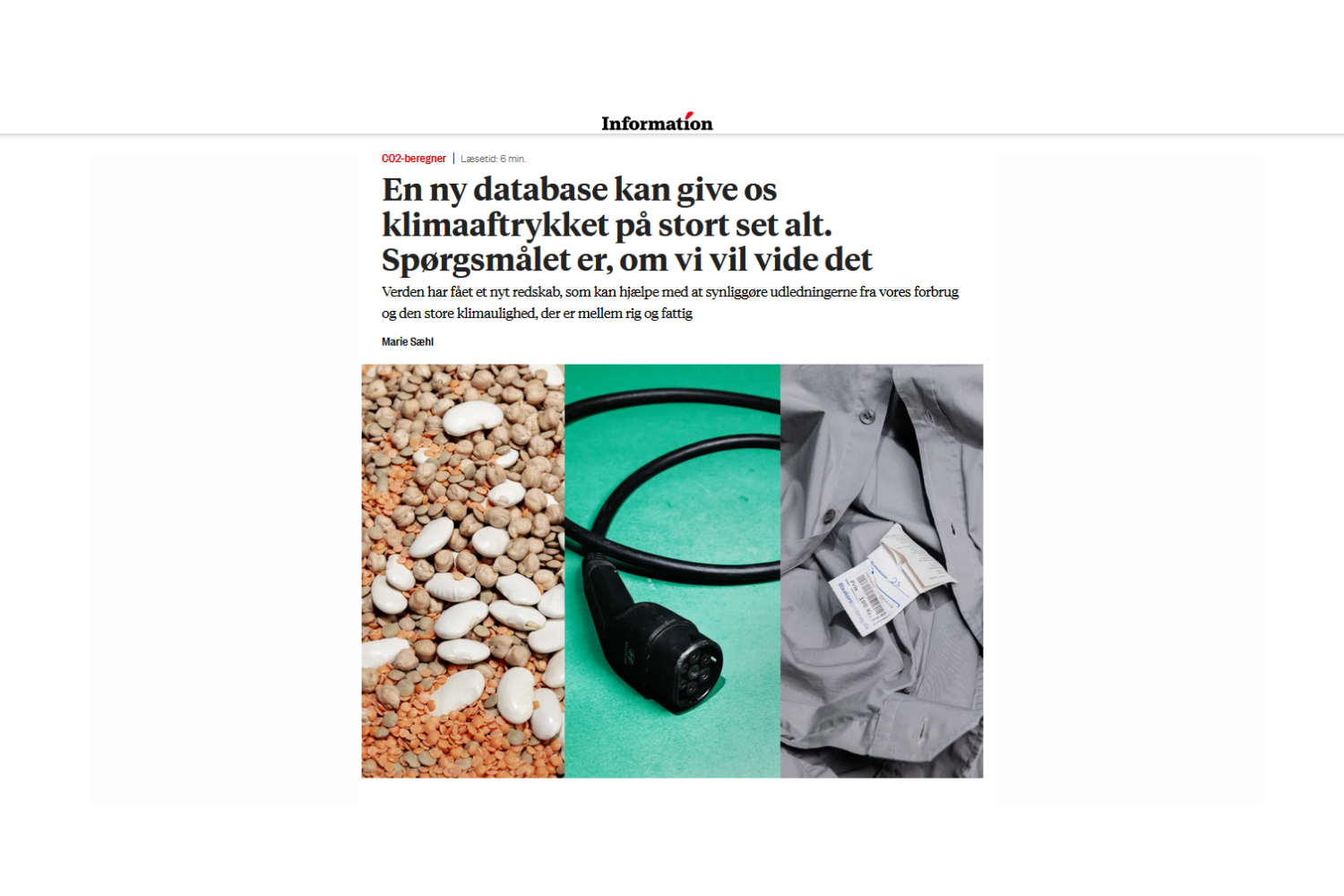 Information, bæredygtig, Jannick Schmidt, AAU, BONSAI